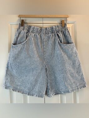 Vintage Vivaldi Striped Pull On Shorts
